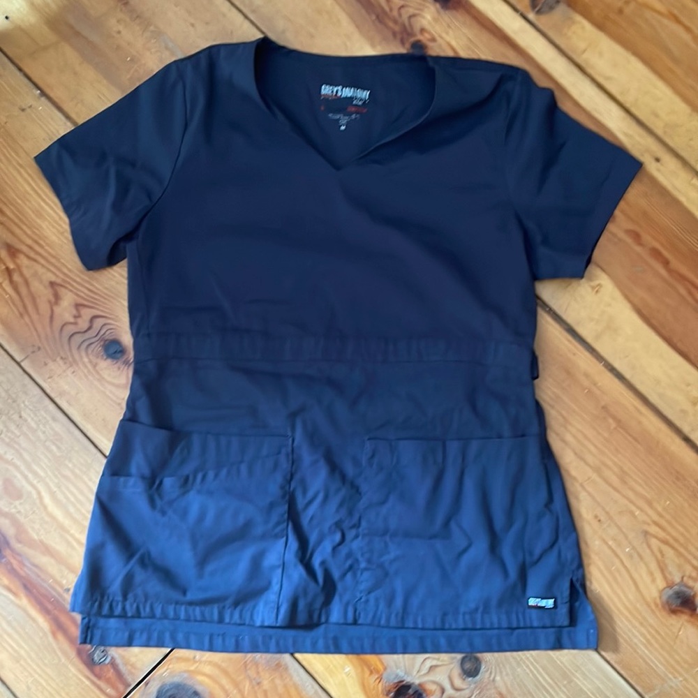 Dark gray Grey’s Anatomy Scrub Top